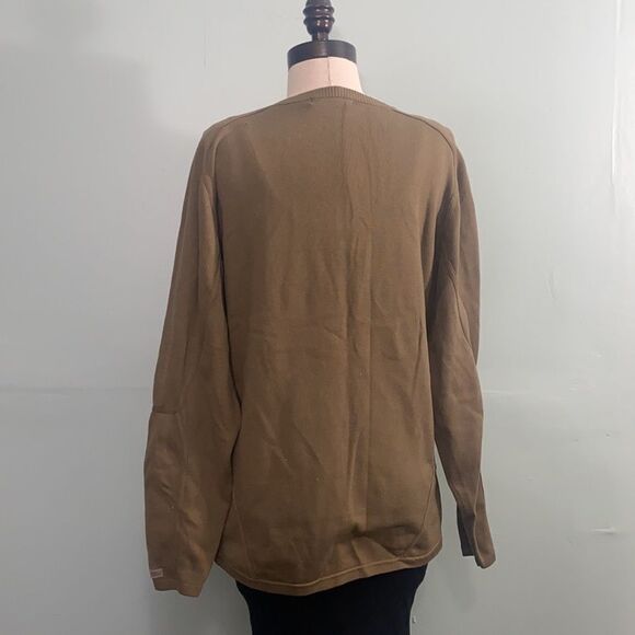 Vintage Olive Green Nike Workout Sweater - Picture 2 of 6